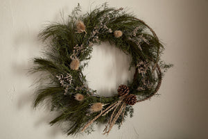 Nkuku Adiela Natural & Moss Christmas Wreath
