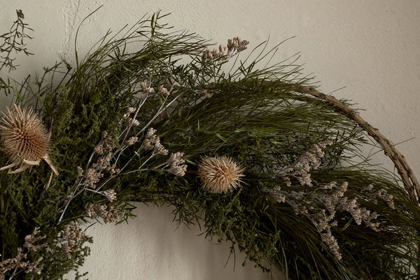 Nkuku Adiela Natural & Moss Christmas Wreath