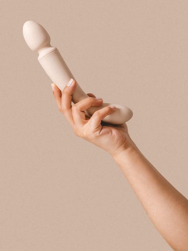 The Natural Love Company Cassia Curved Wand Vibrator - Recycled Ocean Plastic