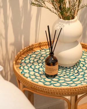 Bam & Bloom Rattan Side Table - Brighton