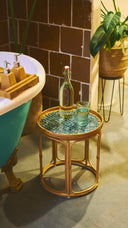 Bam & Bloom Rattan Side Table - Carbis