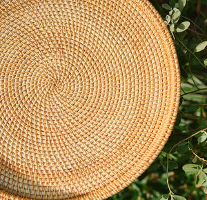 Bam & Bloom Rattan Side Table - Hoxton