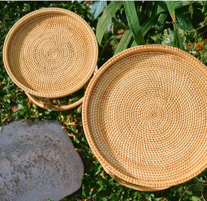 Bam & Bloom Rattan Side Table - Hoxton