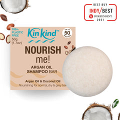 KinKind Nourish Me Shampoo Bar 50g - for Dry & Normal Hair