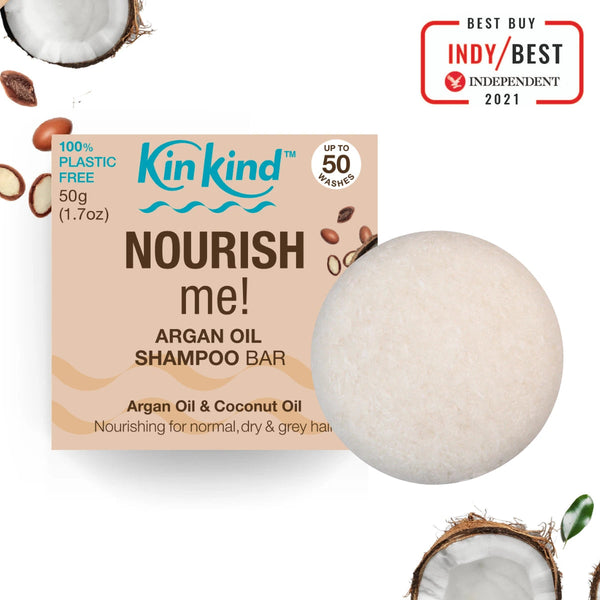 KinKind Nourish Me Shampoo Bar 50g - for Dry & Normal Hair