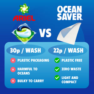 OceanSaver Non-Bio Laundry Sheets