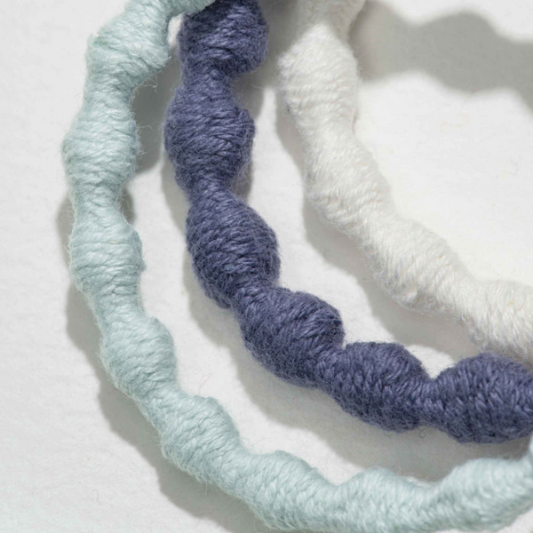 KooShoo Plastic Free Hair Ties - Ocean Pearl