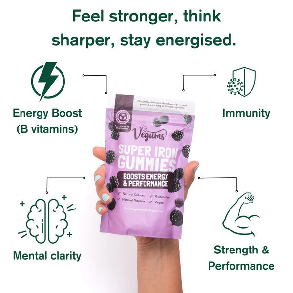 Vegums Vegan Vitamins - Super Iron Gummies