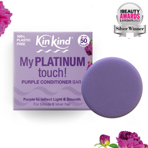 KinKind Purple Conditioner Bar 50g - for Blonde Hair