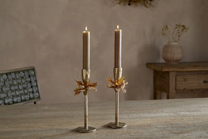Nkuku Iron Parili Candle Holder - Set of x2