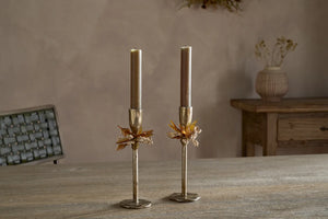 Nkuku Iron Parili Candle Holder - Set of x2