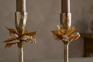 Nkuku Iron Parili Candle Holder - Set of x2