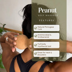 Movewell 100% Cork Peanut Self Massage Tool