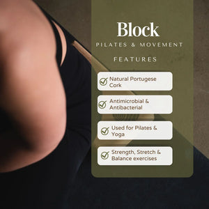 Movewell 100% Portuguese Cork Exercise Block