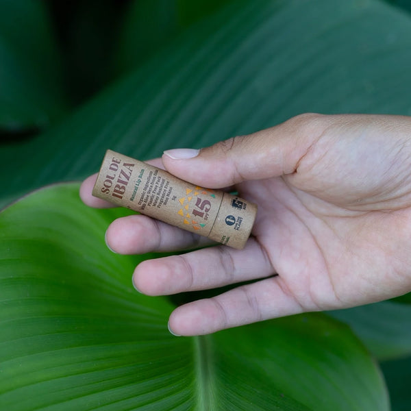 Sol De Ibiza Vegan Plastic Free Lip Balm SPF15