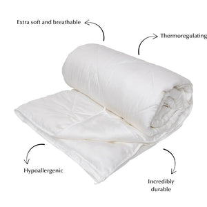 Ethical Bedding Bamboo Duvet - Eucalyptus & Bamboo