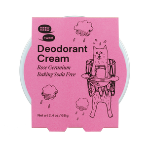 Meow Meow Tweet Vegan Deodorant Cream - Baking Soda Free