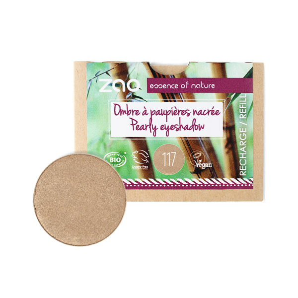 Zao Bright Pearly Eyeshadow - Refilll