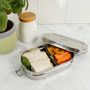 A Slice Of Green Stainless Steel Lunchbox with Mini Container - Kangra