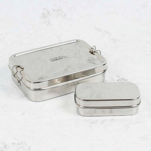 A Slice Of Green Stainless Steel Lunchbox with Mini Container