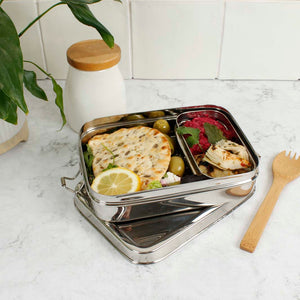 A Slice Of Green Stainless Steel Lunchbox with Mini Container