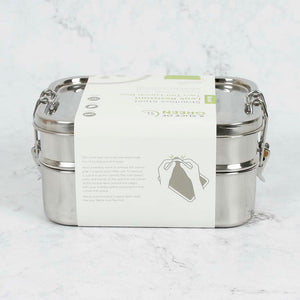 A Slice Of Green Leak Resistant Two Tier Lunchbox Buruni