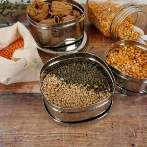 A Slice Of Green Stainless Steel Food Storage - x3 Pack