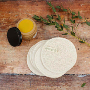 A Slice of Green Organic Cotton Facial Pads - x5 Pack