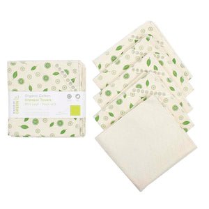 A Slice of Green Organic Cotton Unpaper Towels - x5 Packs