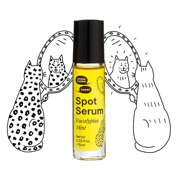 Meow Meow Tweet Spot Serum Roll On - Eucalyptus Mint