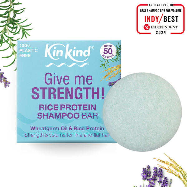 KinKind Rice Water Shampoo Bar 50g - for Thin Hair