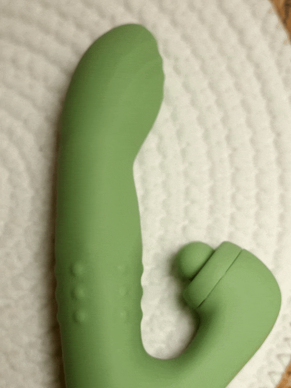 The Natural Love Company Senna Thrusting Rabbit Vibrator - Recycled Ocean Plastic