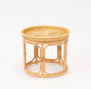 Bam & Bloom Rattan Side Table - Hoxton
