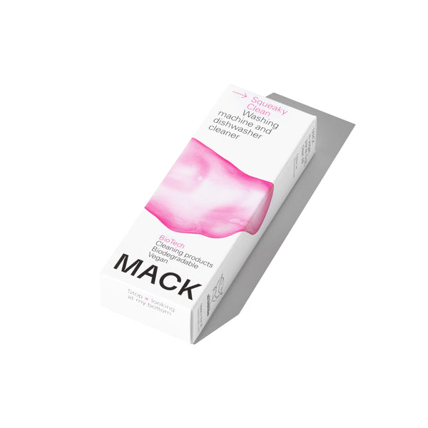 Mack Squeaky Clean Washing Machine & Diswasher Cleaner - x2 Pods