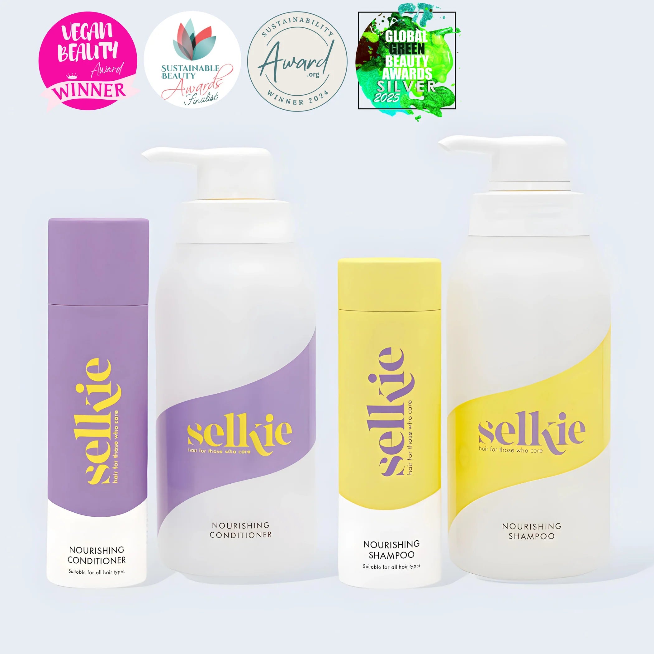 Selkie Refillable Shampoo & Conditioner Starter Kit