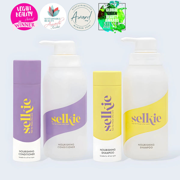 Selkie Refillable Shampoo & Conditioner Starter Kit