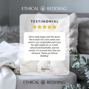 Ethical Bedding Bamboo Duvet - Eucalyptus & Bamboo