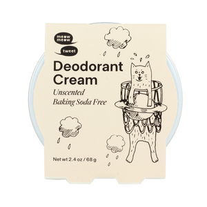 Meow Meow Tweet Vegan Deodorant Cream - Baking Soda Free