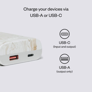 gomi Power Bank - Built from 100% Recycled Materials - Translucent