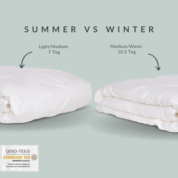 Ethical Bedding Bamboo Duvet - Eucalyptus & Bamboo