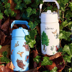 One Green Bottle Stainless Steel Kids Water Bottle 400ml - Gruffalo Blue