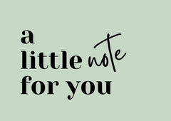 Gift Wrap Message