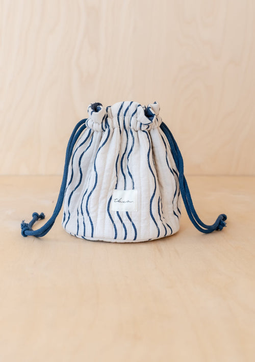 tbco Quilted 100% Cotton Wash Pouch