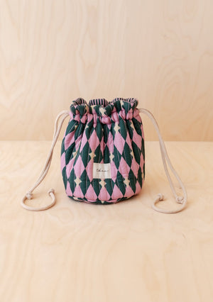 tbco Quilted 100% Cotton Wash Pouch