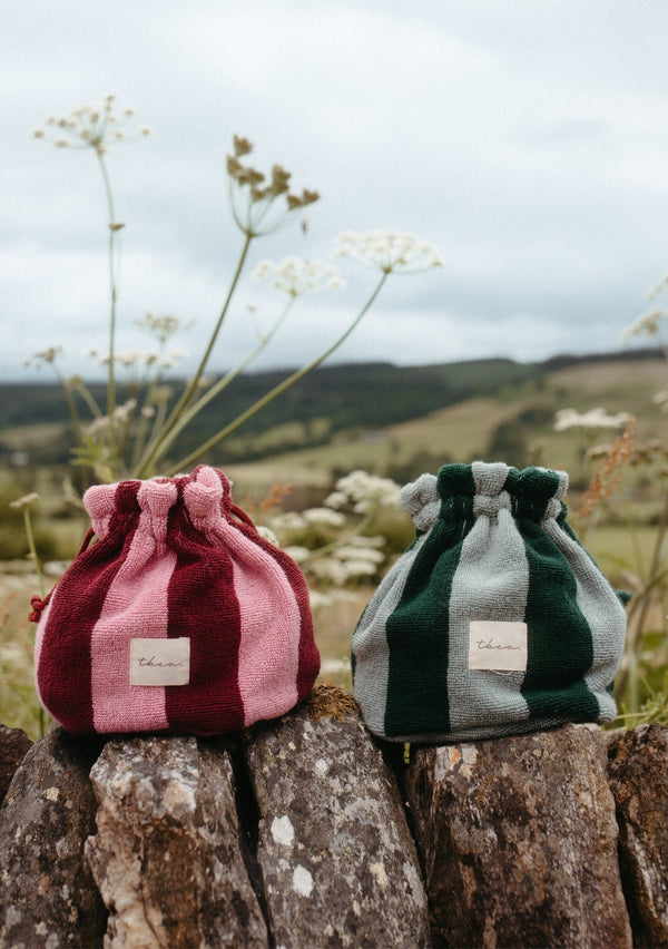 tbco Quilted 100% Cotton Towelling Wash Pouch