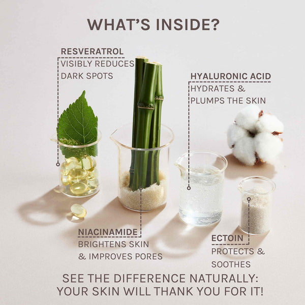 Evolve Beauty Resveratrol + Niacinamide Face Serum for Hyperpigmentation