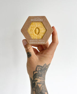 Ben & Anna Oriental Magic 2-in-1 Shampoo & Soap Bar - 60g