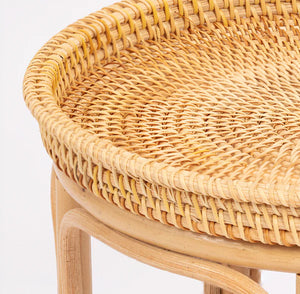 Bam & Bloom Rattan Side Table - Hoxton