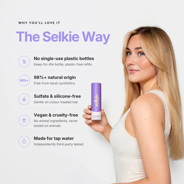Selkie Refillable Shampoo & Conditioner Starter Kit