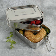 A Slice Of Green Leak Resistant Two Tier Lunchbox Buruni - Plastic Freedom